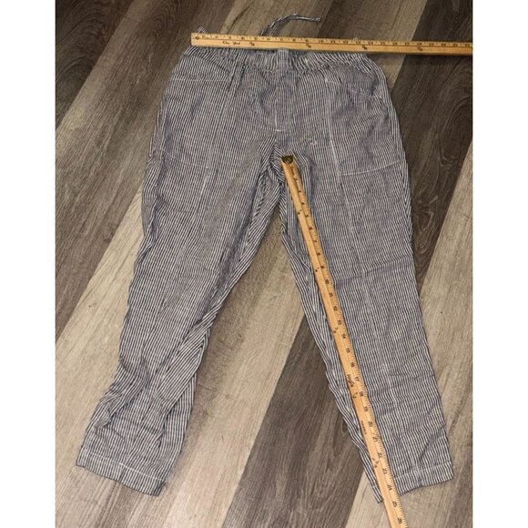 Old Navy Womens Striped Drawstring Pants Size S Cotton - Picture 4 of 8